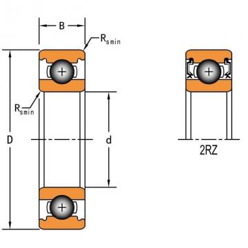 Ball Bearings > Deep Groove Ball Bearings 618/9-2RZ