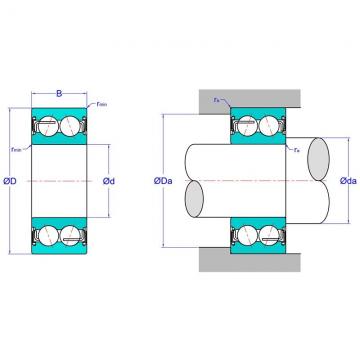 Double Row Angular Contact Ball Bearing 5208-2NSC3