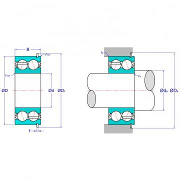 Double Row Angular Contact Ball Bearing 5200ANRC3